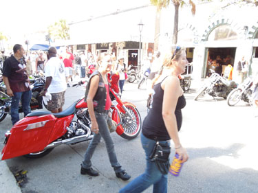 Poker Run 2012 photo - Duval Street, Key West